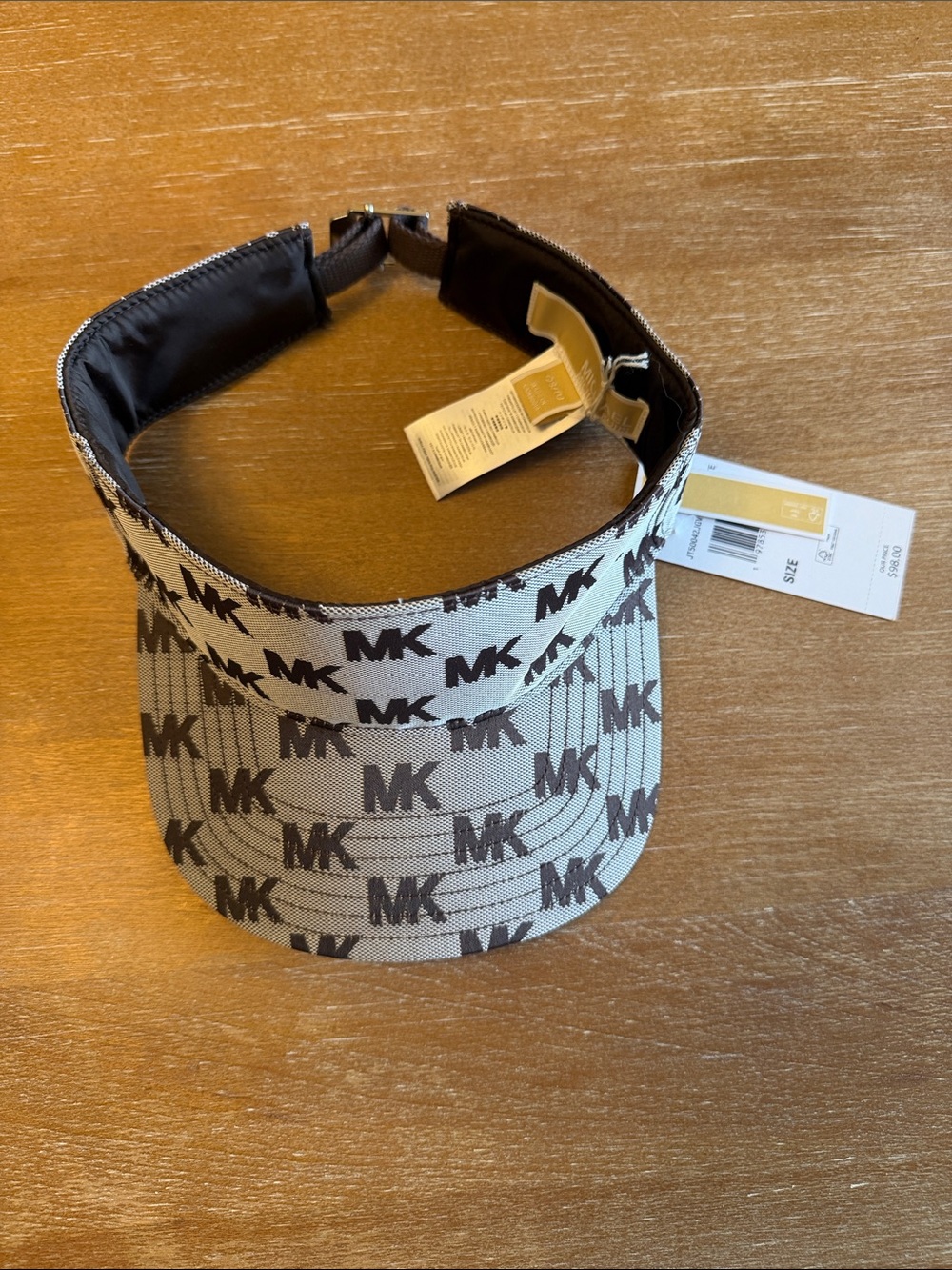 Michael Kors MK Logo Visor in Brown